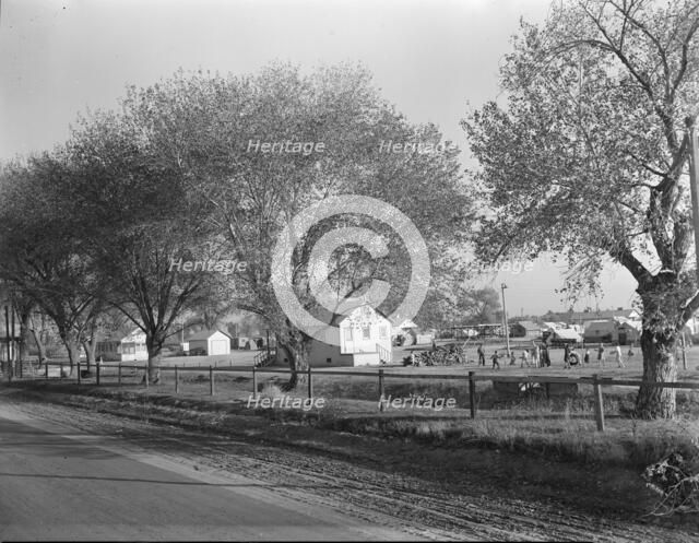 View of Kern migrant camp, California, 1936. Creator: Dorothea Lange.