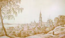 View of Kostroma, Russia, 1838. Artist: Nikandor Grigorievich Chernetsov