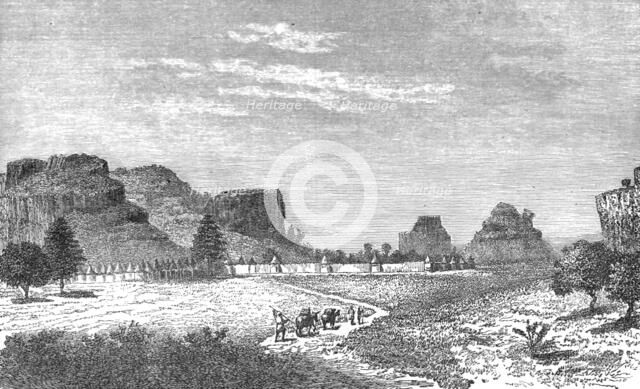 'View of Koundian; Journey from the Senegal to the Niger', 1875. Creator: Unknown.