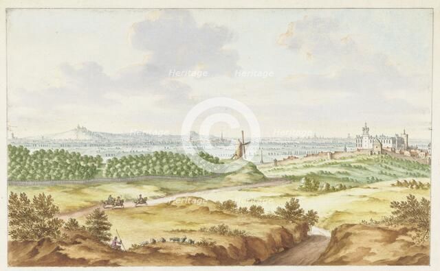 View of Kleve from the Galgenberg, 1680-1685. Creator: Jan van Call.