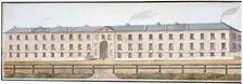 View of Knightsbridge Barracks, Westminster, London, c1810. Artist: Anon
