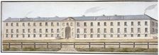 View of Knightsbridge Barracks, Westminster, London, c1810. Artist: Anon
