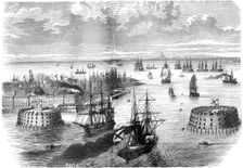 View of Kronstadt, Russia, 1882-1884