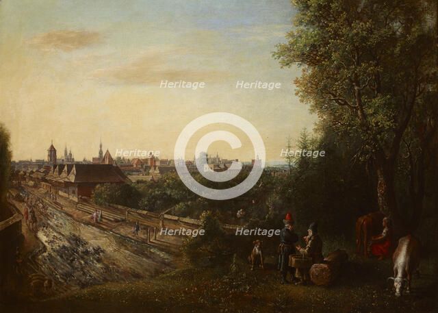 View of Krakow, 1652. Creator: Gottfried Liebalt.