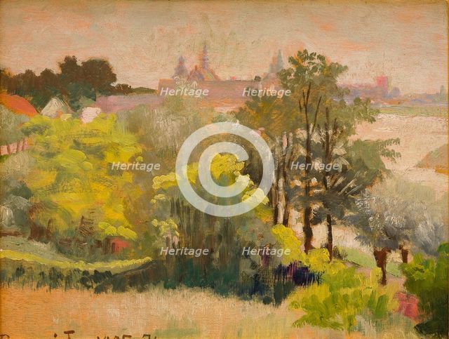 View of Krakow from Zwierzyniec, 1905. Creator: Jacek Malczewski.