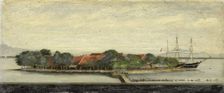 View of Kuiper Island in Batavia Bay, 1855-1882. Creator: Jacob Pieter Mercier