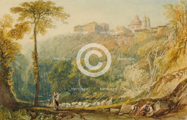 View Of La Riccia (Ariccia), 1817. Creator: JMW Turner.