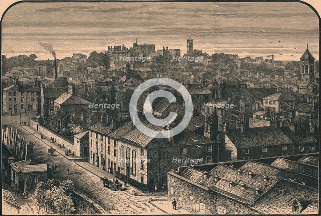View of Lancaster, c19th century. Artist: Unknown.