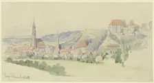 View of Landshut, 1861. Creator: Eugen Johann Georg Klimsch