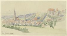 View of Landshut, 1861. Creator: Eugen Johann Georg Klimsch