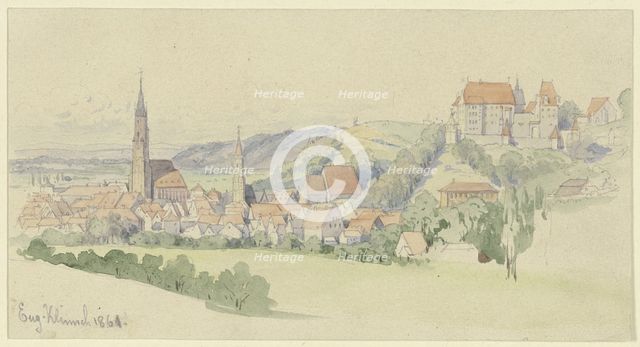 View of Landshut, 1861. Creator: Eugen Johann Georg Klimsch.