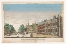 View of Lange Voorhout in The Hague, 1735-1805. Creator: Unknown