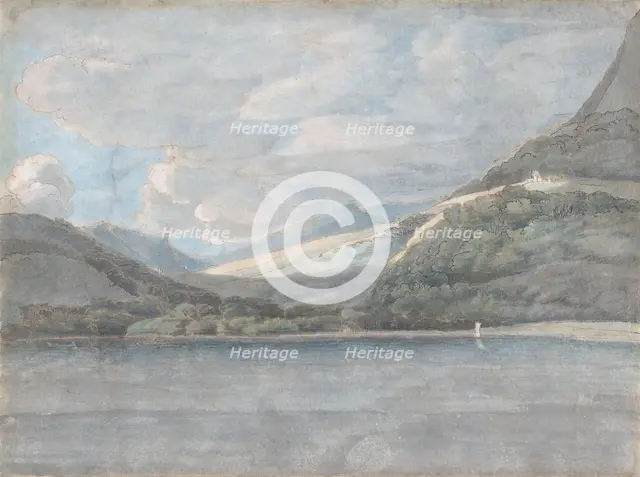 View of Lake Como, August 27, 1781. Creator: Francis Towne.