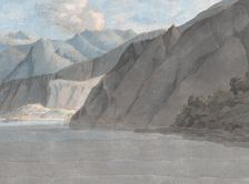View of Lake Como with Monte Leoni, August 27, 1781. Creator: Francis Towne