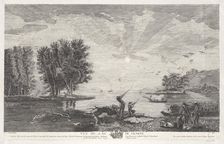 View of Lake Geneva, ca. 1750-1800. Creator: Giavaranni