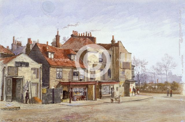 View of Lawrence Street, Chelsea, London, 1882. Artist: John Crowther