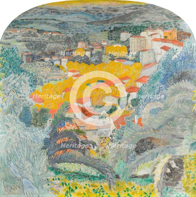 View of Le Cannet, 1925. Creator: Pierre Bonnard.