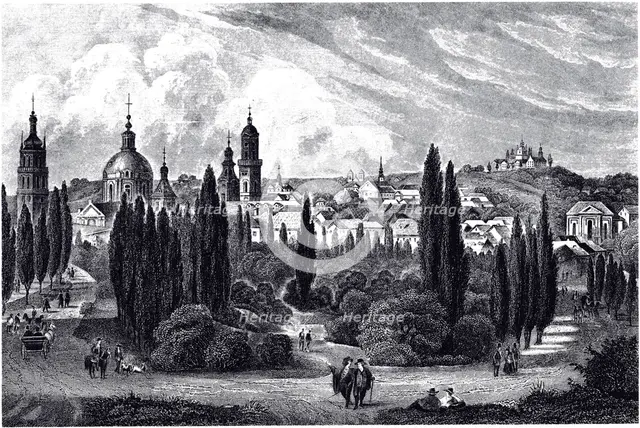 View of Lemberg, ca 1845. Artist: Anonymous  