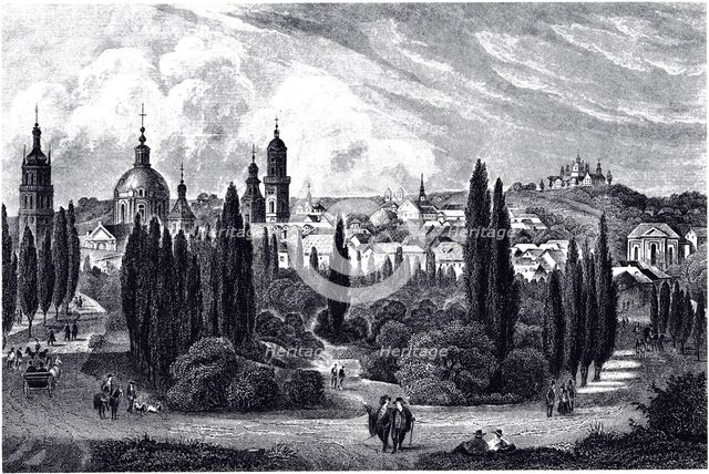 View of Lemberg, ca 1845. Artist: Anonymous  