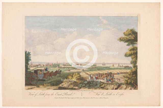 'View of Leith from the East Road', Scotland, 1753.  Creator: Paul Sandby.
