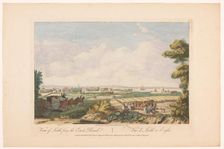 View of Leith from the East Road Scotland, 1753. Creator: Paul Sandby