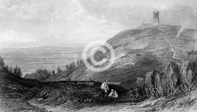 View of Leith Hill, Surrey, 19th century. Artist: T Fleming