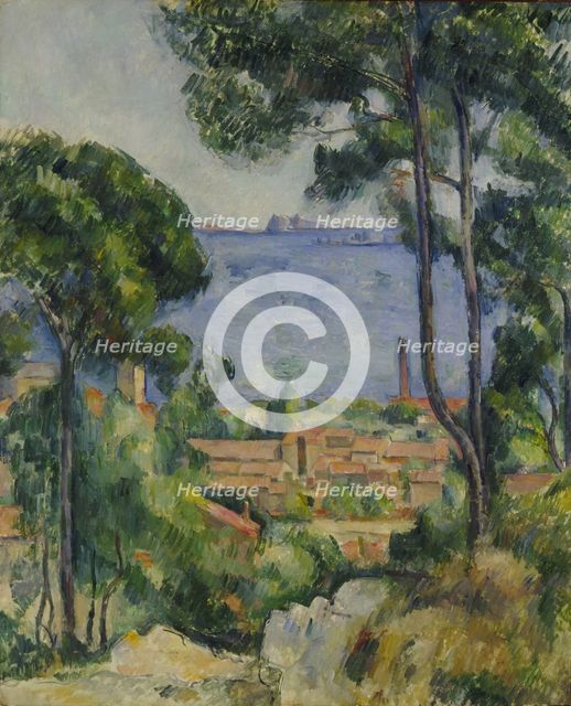 View of L'Estaque and the Chateau d'If.