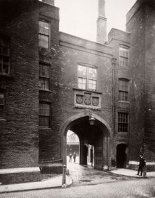 View of Lincoln's Inn Gatehouse, Holborn, Camden, London, 1867. Artist: Society for Photographing the Relics of Old London