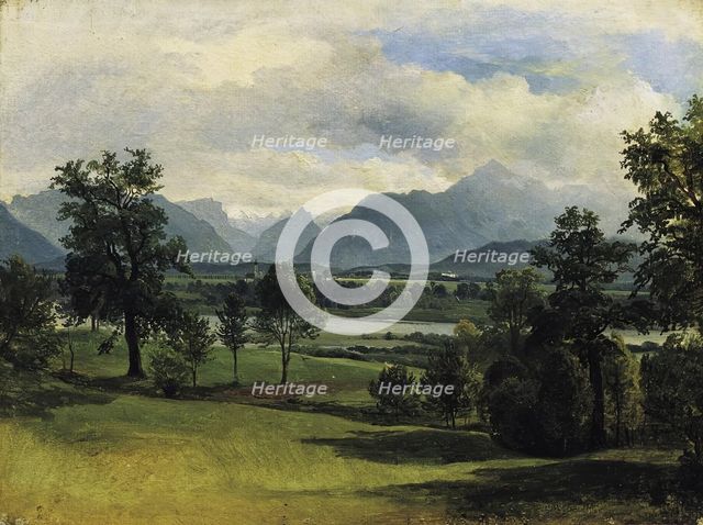 View of Liefering, after 1830. Creator: Friedrich Gauermann.