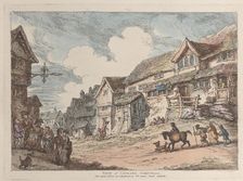 View of Liskard, Cornwall, from "Views in Cornwall", April 12, 1812., April 12, 1812. Creator: Thomas Rowlandson