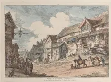 View of Liskard, Cornwall, from "Views in Cornwall", April 12, 1812., April 12, 1812. Creator: Thomas Rowlandson