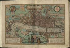 View of London , 1572
