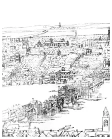 View of London, 16th century (1886)