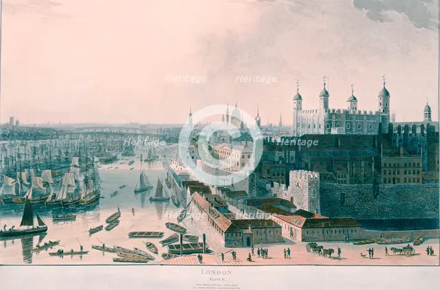 View of London, 1804. Artist: William Daniell