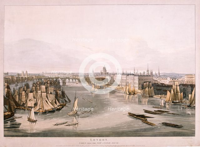 View of London, 1816. Artist: Robert Havell 