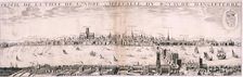 View of London from the south, 1643. Artist: Hugue Picart