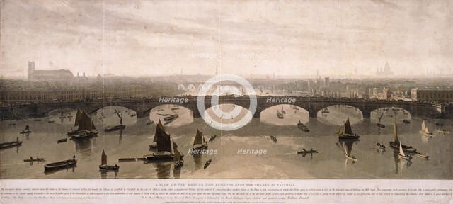 View of London from the South, 1810. Artist: William Daniell