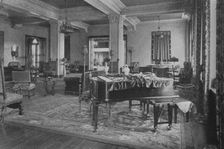 View of lounge, Gaylord Apartments, Los Angeles, California. 1924
