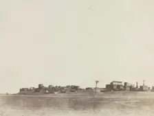 View of Luxor, 1854. Creator: John Beasley Greene (American, 1832-1856)