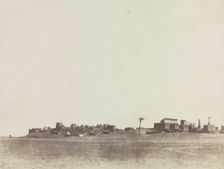 View of Luxor, 1854. Creator: John Beasley Greene (American, 1832-1856)