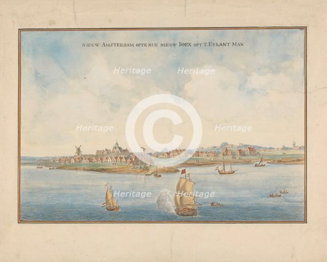 View of Manhattan. c.1660. Creator: Anon.
