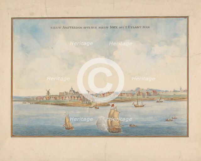 View of Manhattan. c.1660. Creator: Anon.