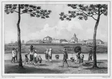View of Manila, Capital of Luzon Island, Philippine Islands, 19th century. Creators: Friedrich Heinrich Kittlitz, Godefroy Engelmann