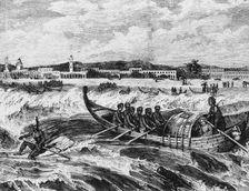 View of Madras from the Sea c1891. Creator: James Grant