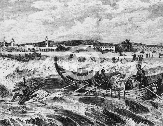 'View of Madras from the Sea', c1891. Creator: James Grant.