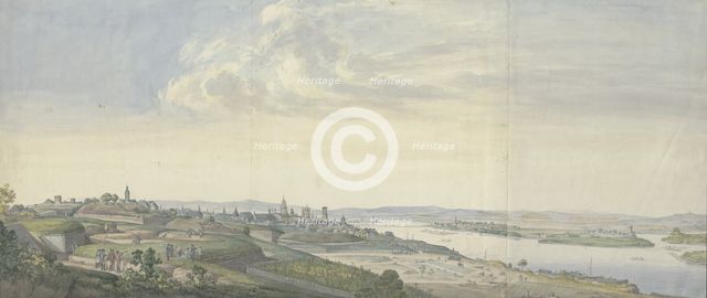 View of Mainz after the siege of 1793, 1793. Creator: Georg Melchior Kraus.