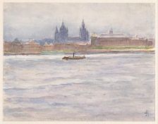 View of Mainz from the river, 1894. Creator: Carel Nicolaas Storm