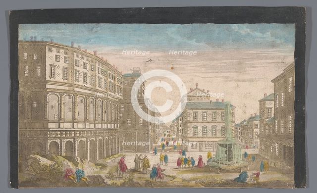 View of Marcellus's Theatre at Rome, 1745-1775. Creator: Unknown.