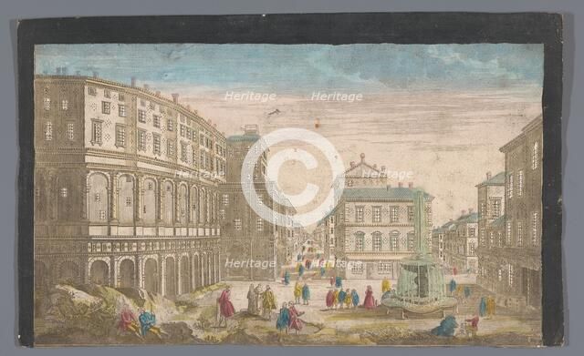 View of Marcellus's Theatre at Rome, 1745-1775. Creator: Unknown.