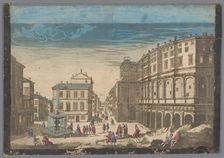 View of Marcellus's Theatre at Rome, 1745-1775. Creator: Unknown